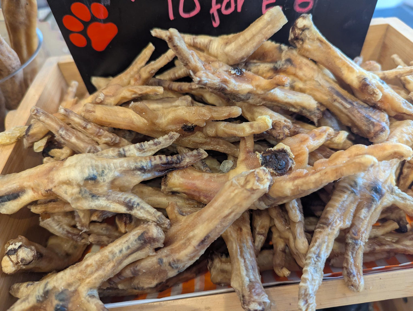 10 x chicken feet